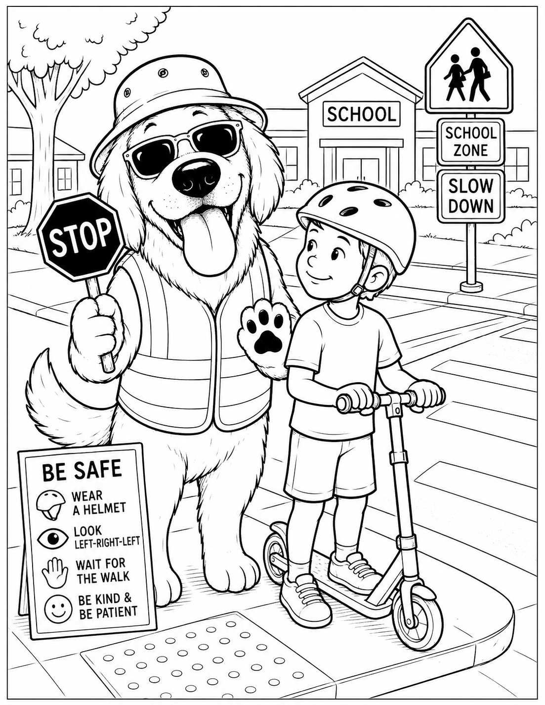 Toby colouring page 15